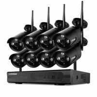 Комплект из 8-ми Wi-Fi камер высокого разрешения